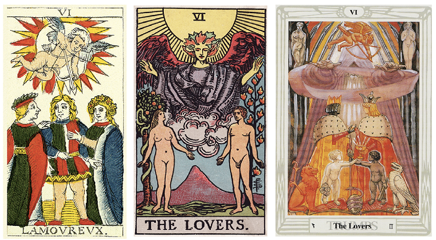 The Lovers (Tarot Triptych) - Tetragrammaton